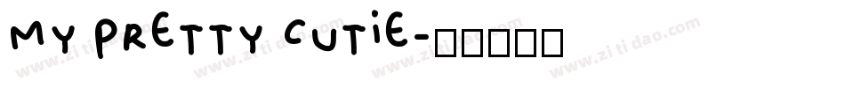 My Pretty Cutie字体转换